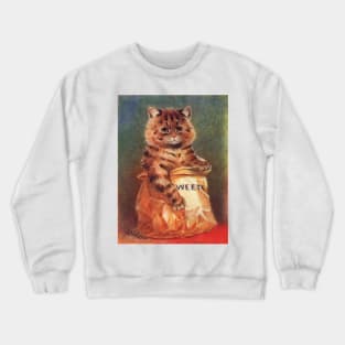 Cat in a Sweet Sack Crewneck Sweatshirt